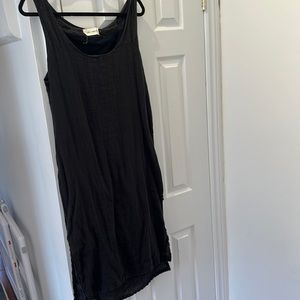 Ursa Minor Lined Linen MIDI Dress - Size L